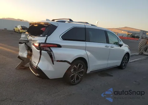 2025 Toyota Sienna Limited from USA, damaged, VIN 5TDERKEC0SS230714